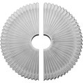 Ekena Millwork Shakuras Ceiling Medallion, Two Piece (Fits Canopies up to 5"), 24"OD x 4 1/2"ID x 3"P CM24SH2-04500